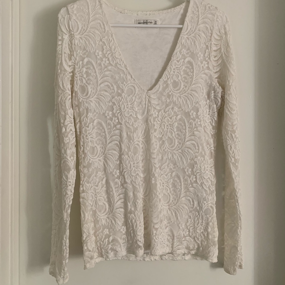 Abercrombie & Fitch Lace Long Sleeve